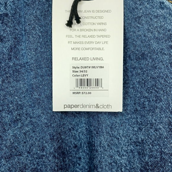 Paper Denim & Cloth Straight Fit Jeans - Deep Blue - Picture 9 of 14